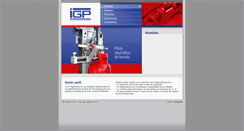 Desktop Screenshot of igp-ingenieria.com