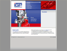 Tablet Screenshot of igp-ingenieria.com